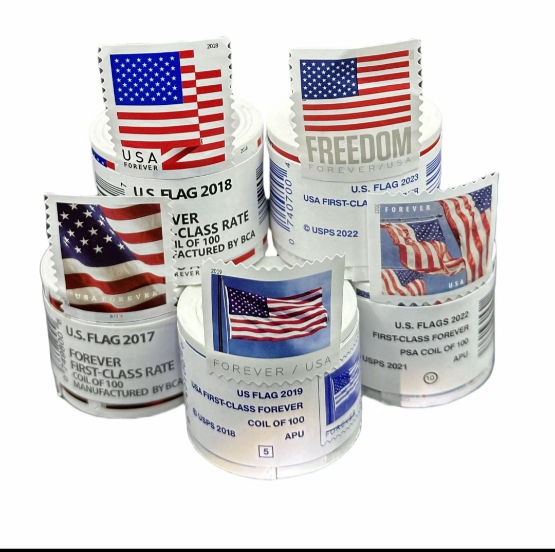 Forever Stamp Rolls/coils of 100