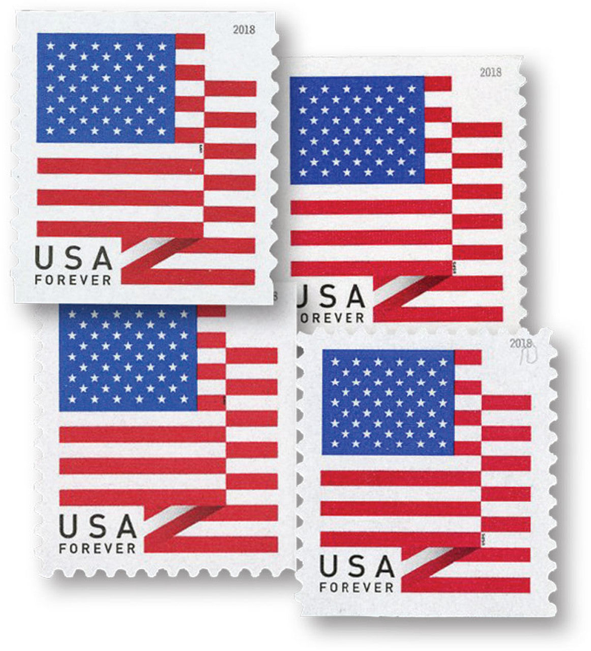 Roll of a 100 Year 2018 Sealed USPS Forever Postage Stamps